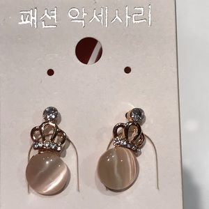 Korean Style Crown Earings